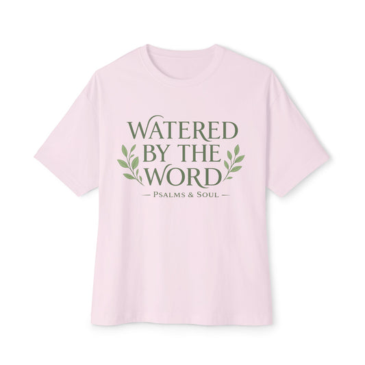 Watered By The Word Tee — Faith-Based Christian Graphic Shirt