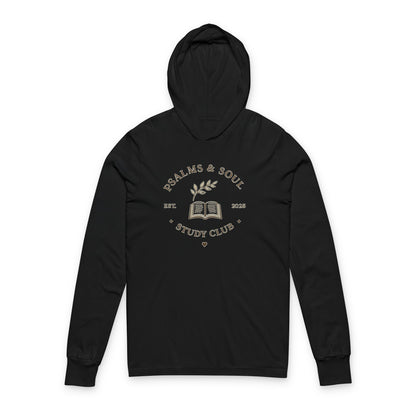 Psalms & Soul Study Club Unisex Hooded Long-Sleeve Tee