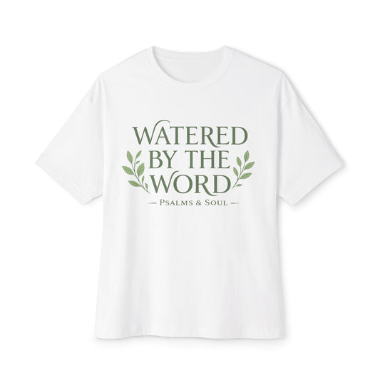 Watered By The Word Tee — Faith-Based Christian Graphic Shirt