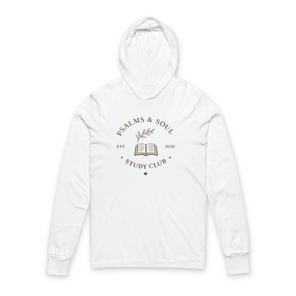 Psalms & Soul Study Club Unisex Hooded Long-Sleeve Tee