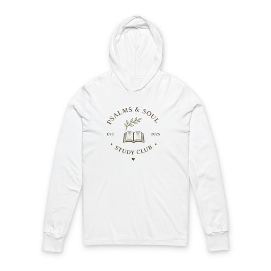 Psalms & Soul Study Club Unisex Hooded Long-Sleeve Tee