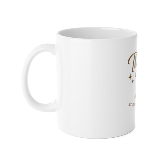 The Nook Ceramic Mug — "Study • Reflect • Rest" 11oz Coffee Cup