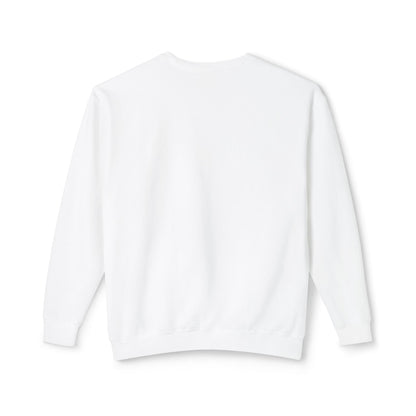 Cozy Reader Crewneck Sweatshirt — 'Coffee & Books, Perfect Day' Minimal Pocket Design
