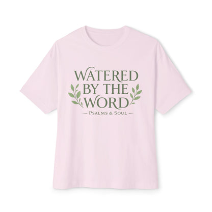 Watered By The Word Tee — Faith-Based Christian Graphic Shirt