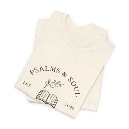 Psalms & Soul Study Club Women's T‑Shirt — Faith-Based Bible Study Tee