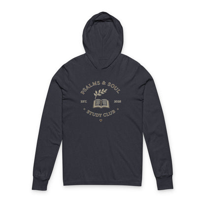 Psalms & Soul Study Club Unisex Hooded Long-Sleeve Tee